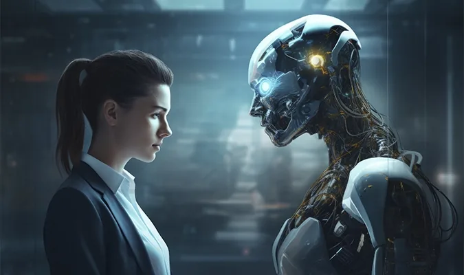 Ilustración sobre inteligencia artificial